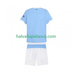 Jalkapallo Pelipaidat/Peliasut Manchester City Lasten Kotipaita 2025-2026 Lyhythihainen